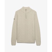 Jacob Cable Half Zip Knit afbeelding
