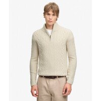 Jacob Cable Half Zip Knit afbeelding