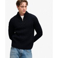 Jacob Cable Half Zip Knit afbeelding