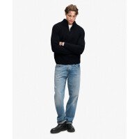 Jacob Cable Half Zip Knit afbeelding