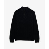 Jacob Cable Half Zip Knit afbeelding