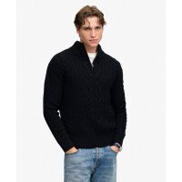 Jacob Cable Half Zip Knit afbeelding