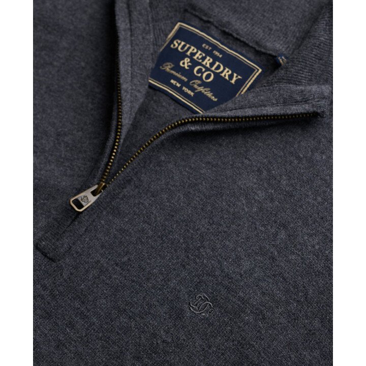 Ess LW Wool Blend 1/2 Zip afbeelding