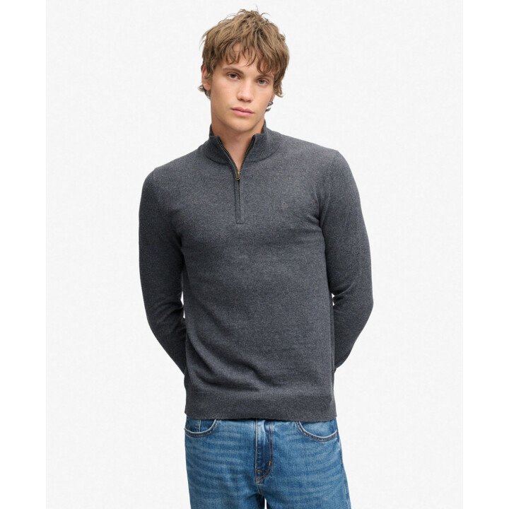 Ess LW Wool Blend 1/2 Zip afbeelding