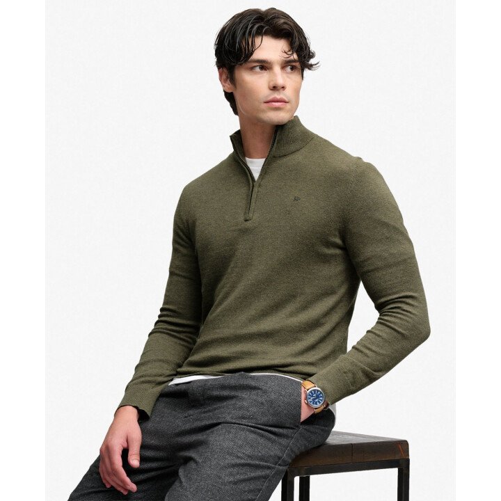 Ess LW Wool Blend 1/2 Zip afbeelding