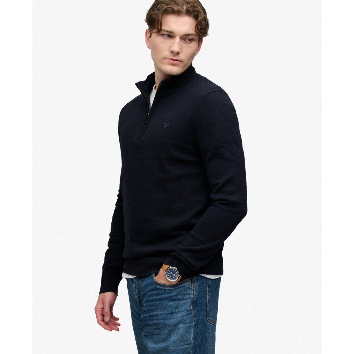 Ess LW Wool Blend 1/2 Zip afbeelding