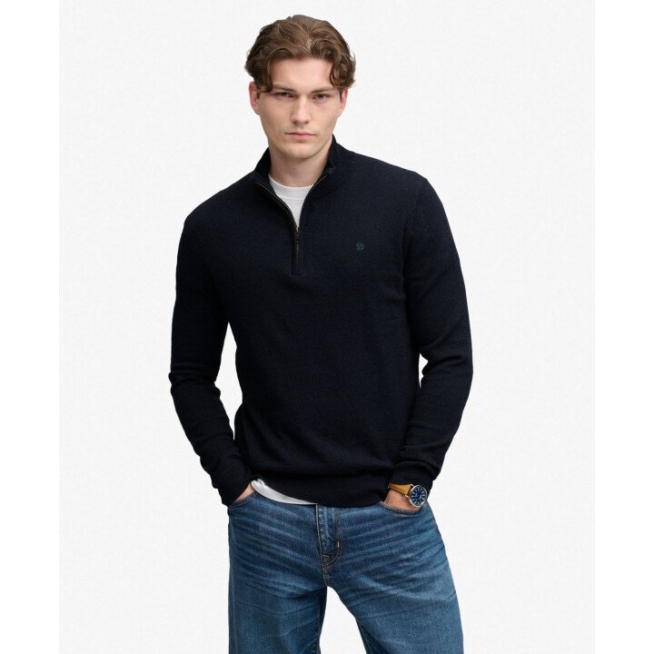 Ess LW Wool Blend 1/2 Zip afbeelding