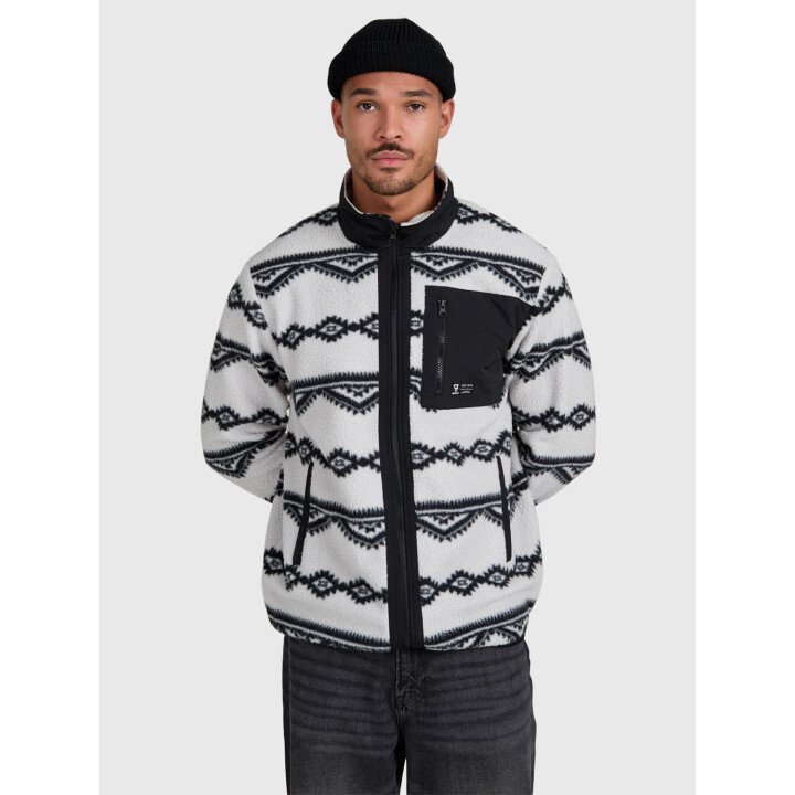 Kevio-Zip Men Urban Fleece afbeelding