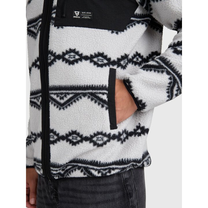 Kevio-Zip Men Urban Fleece afbeelding