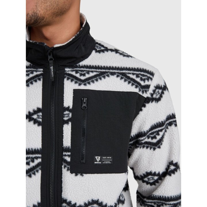 Kevio-Zip Men Urban Fleece afbeelding