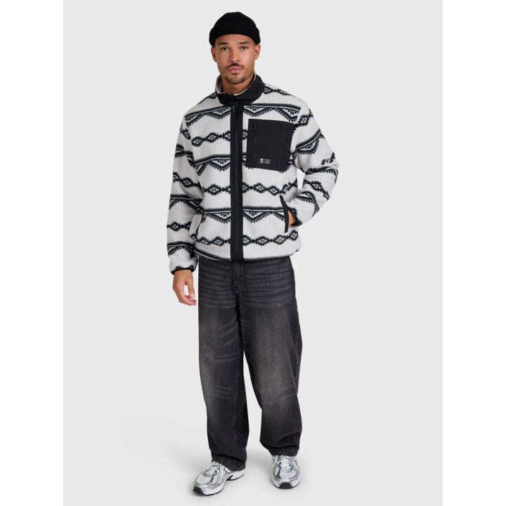 Kevio-Zip Men Urban Fleece afbeelding