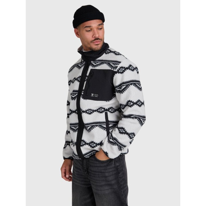 Kevio-Zip Men Urban Fleece afbeelding