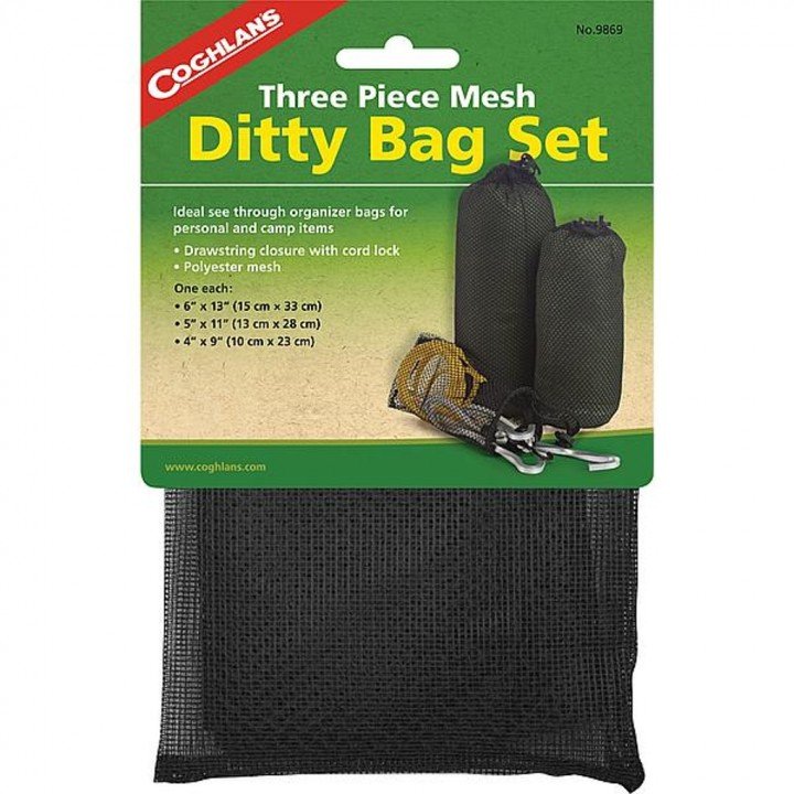 Mesh Ditty Bag Set 3x #9869 afbeelding