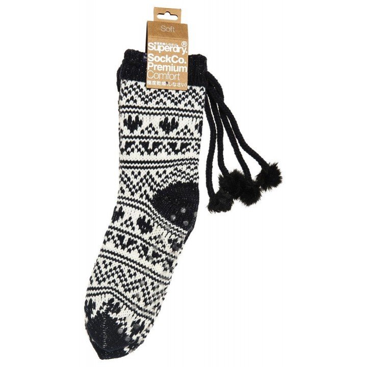 Heart Fairisle Slipper Socks afbeelding