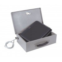 Bo-Camp - Kluis tablet - Met staalkabel - 32x23,5x10 cm afbeelding
