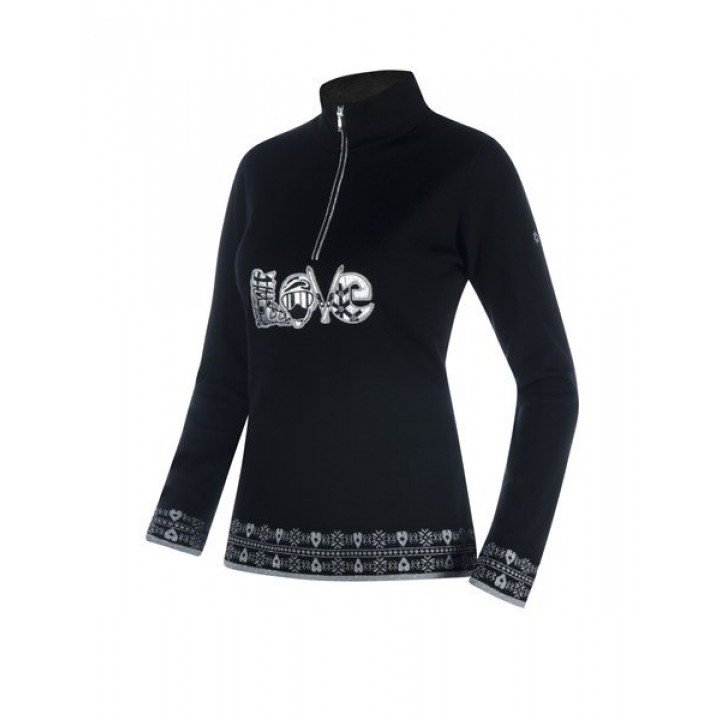 T-Neck Half Zip Lady afbeelding