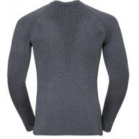 BL Top Crew Neck ls Performance Odlo grey melange1 afbeelding