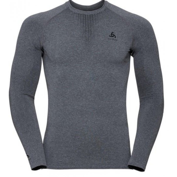 BL Top Crew Neck ls Performance Odlo grey melange afbeelding