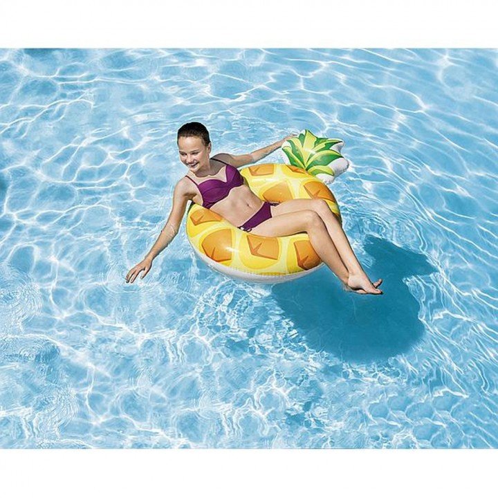 Zwemring Pineapple Tube 117x86cm afbeelding