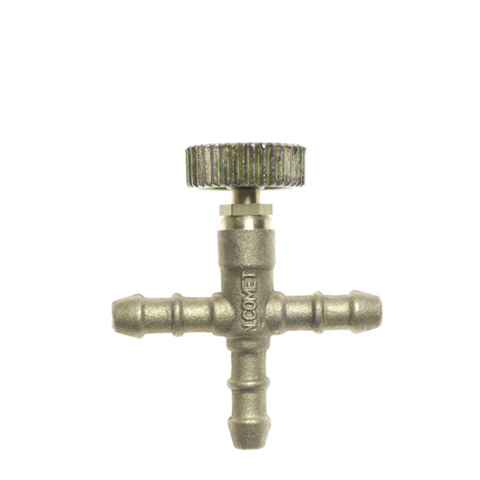 T-Slangverbinder Met Kraan 8mm afbeelding