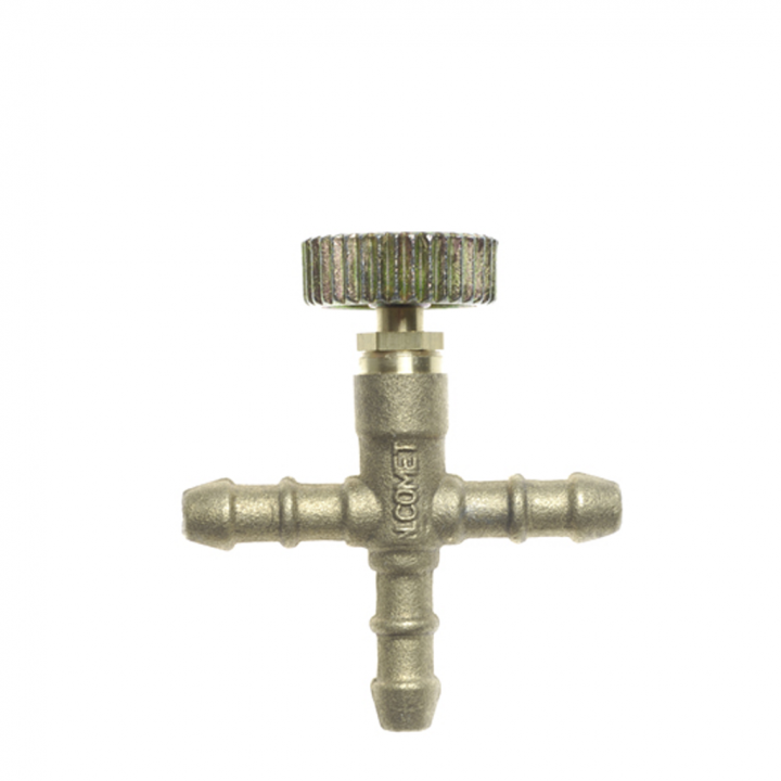 T-slangverbinder Met Kraan 8mm afbeelding