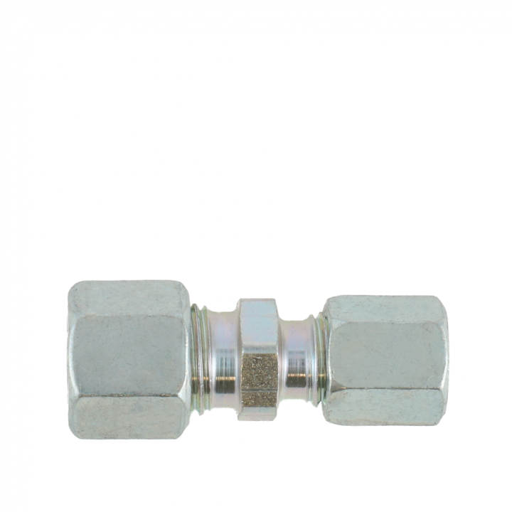 Gimeg rechte verloopkoppeling 4/6 X 6/8 staal afbeelding