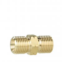 Dubbele Nippel 1/4" Links afbeelding
