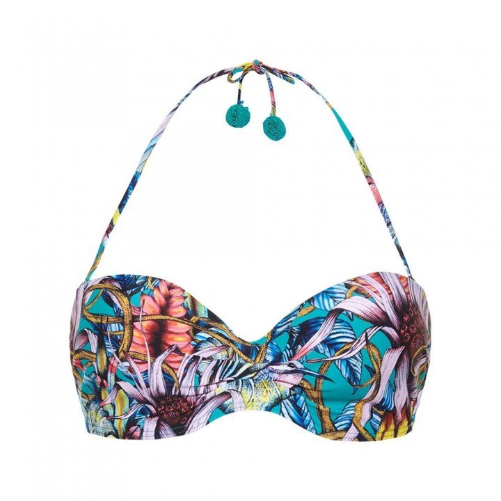 Bandeau bikinitop vrg.cup/beugel afbeelding