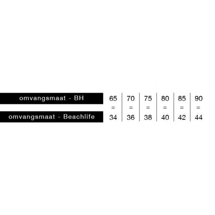 Bandeau bikinitop vrg.cup/beugel afbeelding