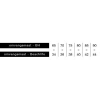 Bandeau bikinitop vrg.cup/beugel afbeelding