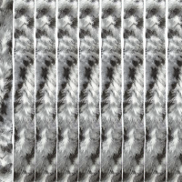 Travellife Chenille rain grijs/zwart 56x185cm afbeelding