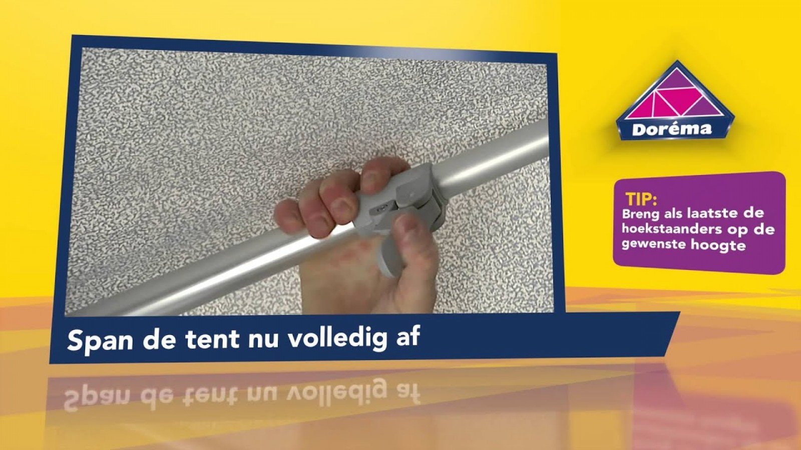 Opbouwinstructie Doréma Voortenten