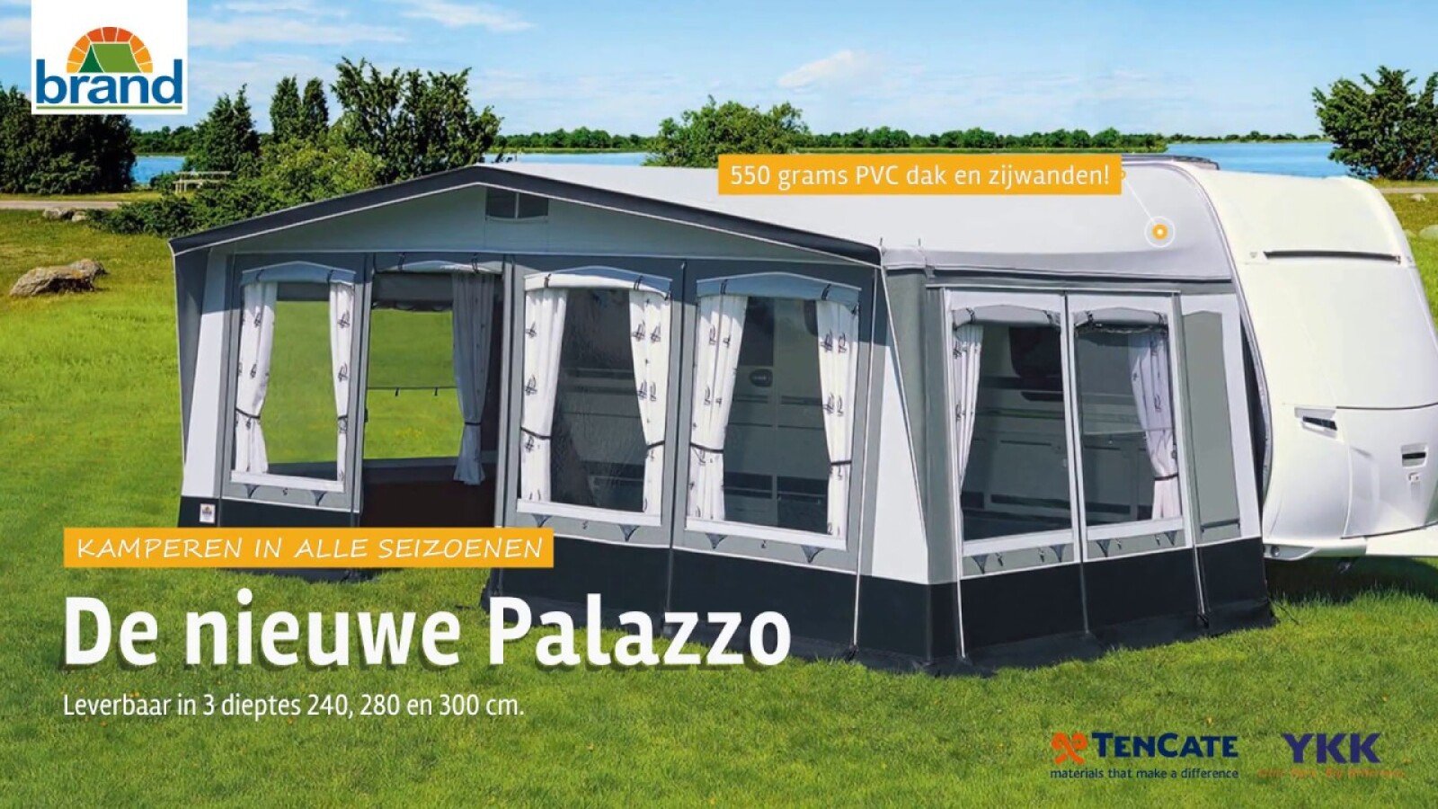 De Palazzo werd in 2018 op de markt gebracht en is sindsdien niet weg te denken uit het assortiment van Brand Voortenten.