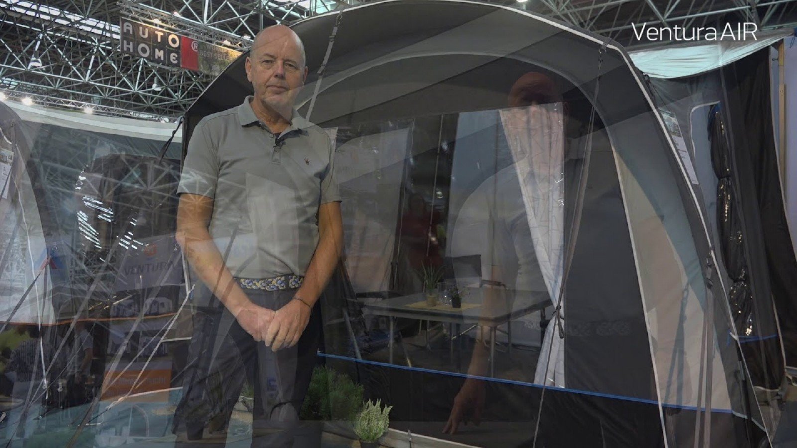 Roel Reineman vertelt u waarom de snelopzetter Ventura Air Vivo W300 zo`n fijne reistent is voor zowel caravan, camper als kampeerbus: